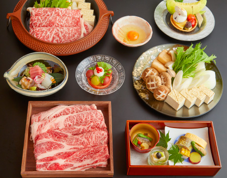 黒毛和牛すき焼き会席